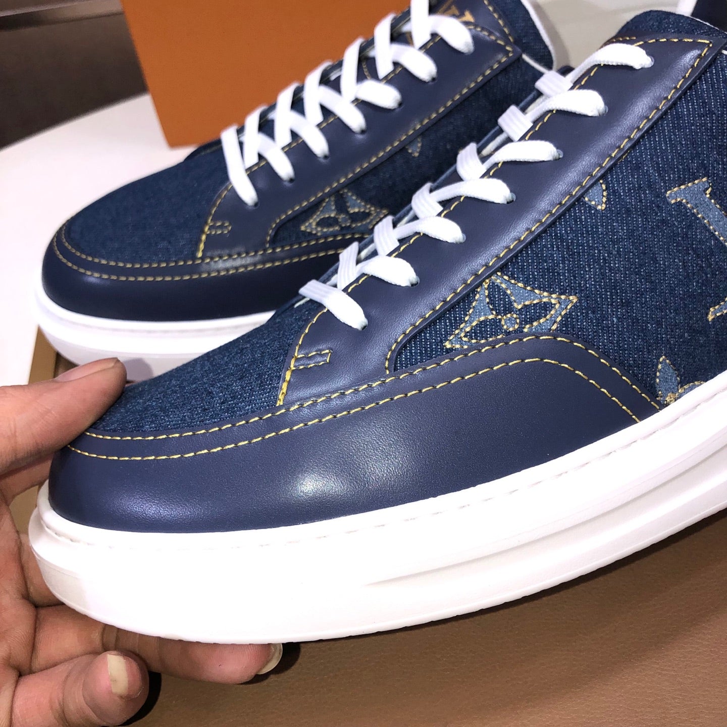 L fashion printed sneakers 0725102201