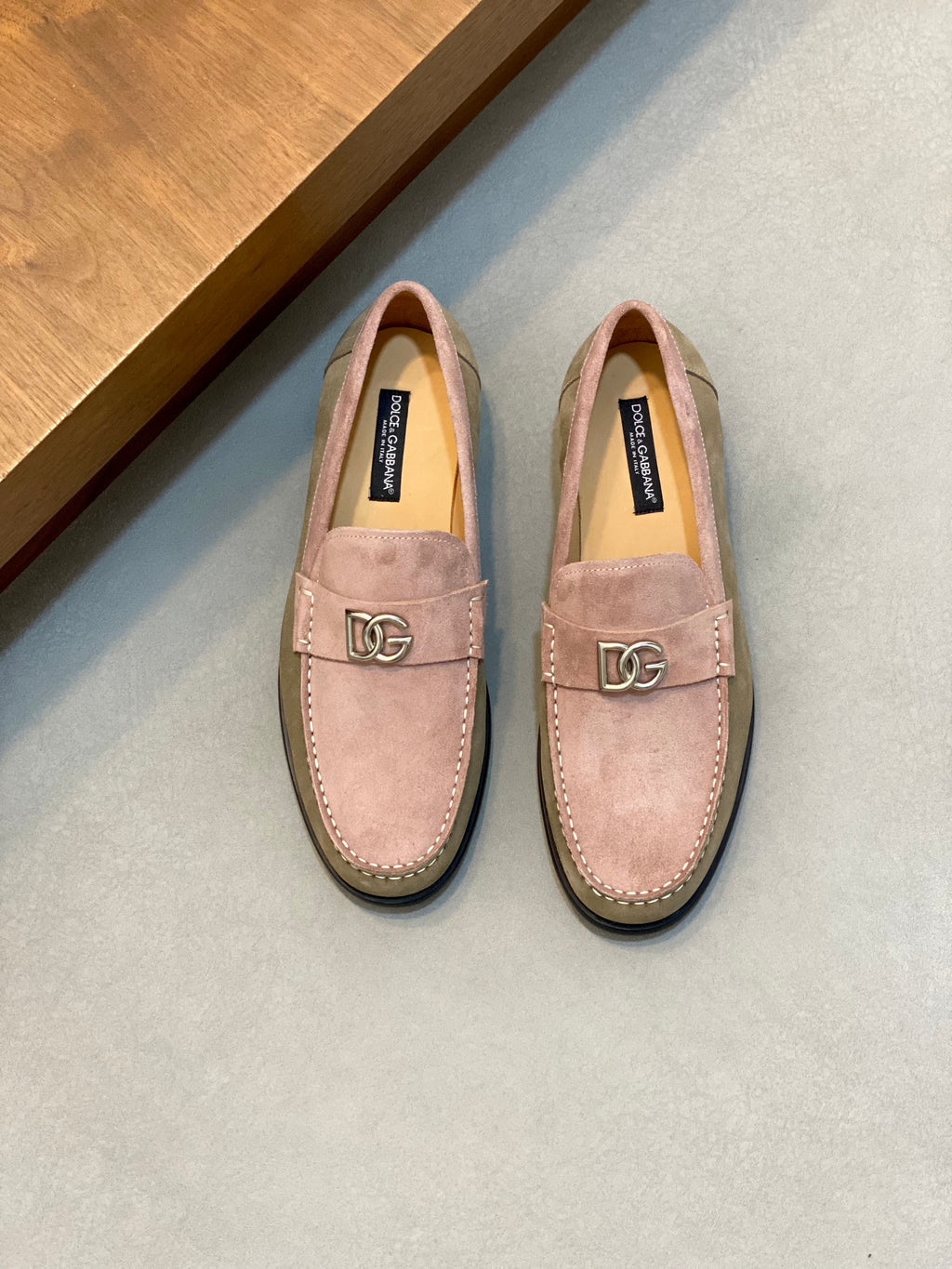 New stylish color-blocked casual loafers 0726041001