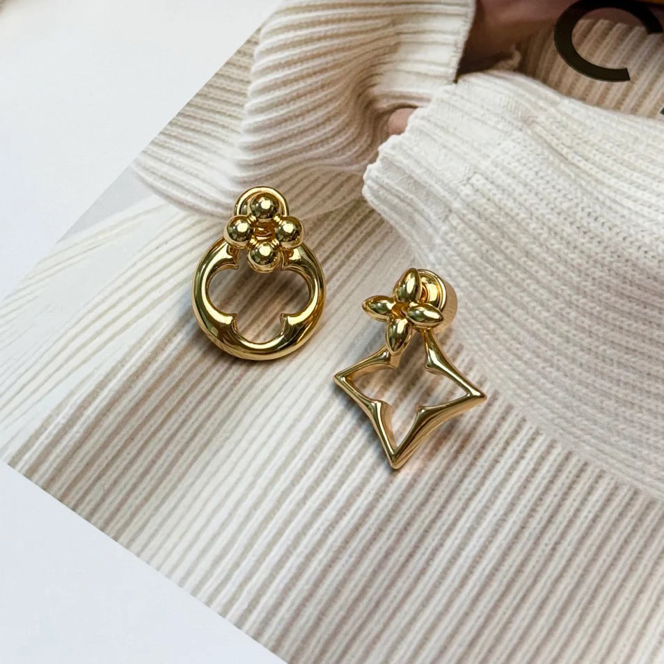 DYNASTY Series Asymmetrical Earrings 1026070218