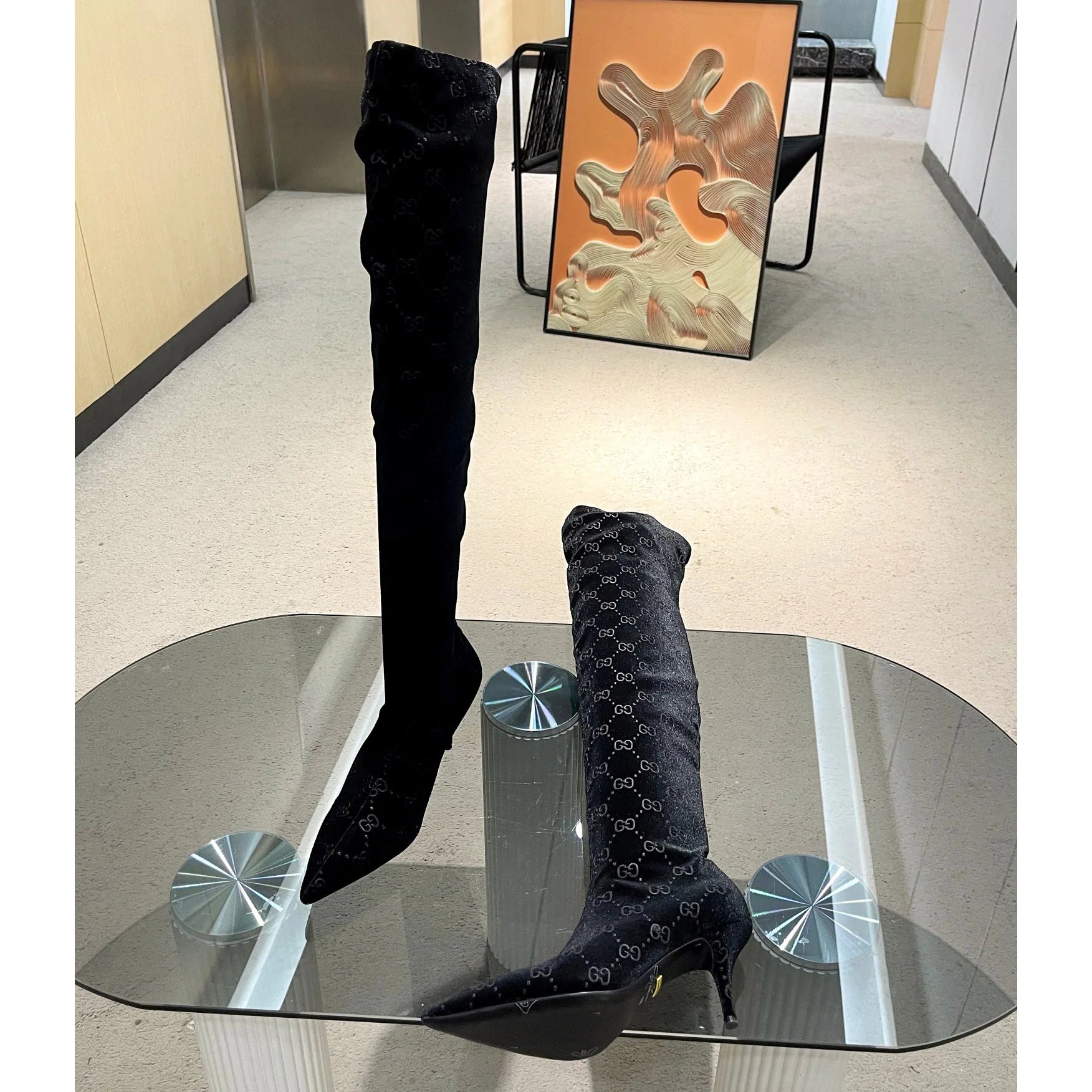 New Leg-Sculpting Compression Boots 1025102704