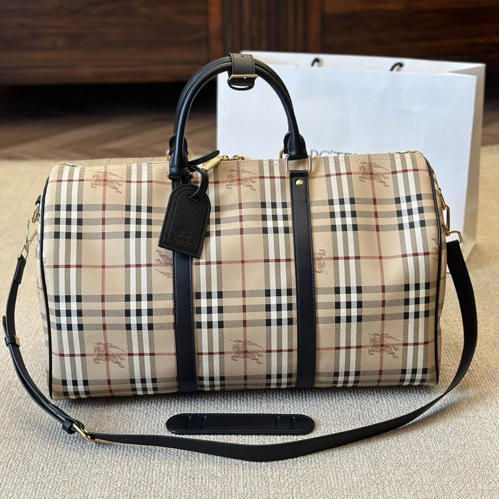 B Warhorse Check Duffle Bag 1824061108