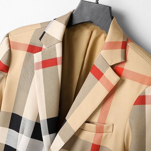 Check Fashion Suit PD07070519