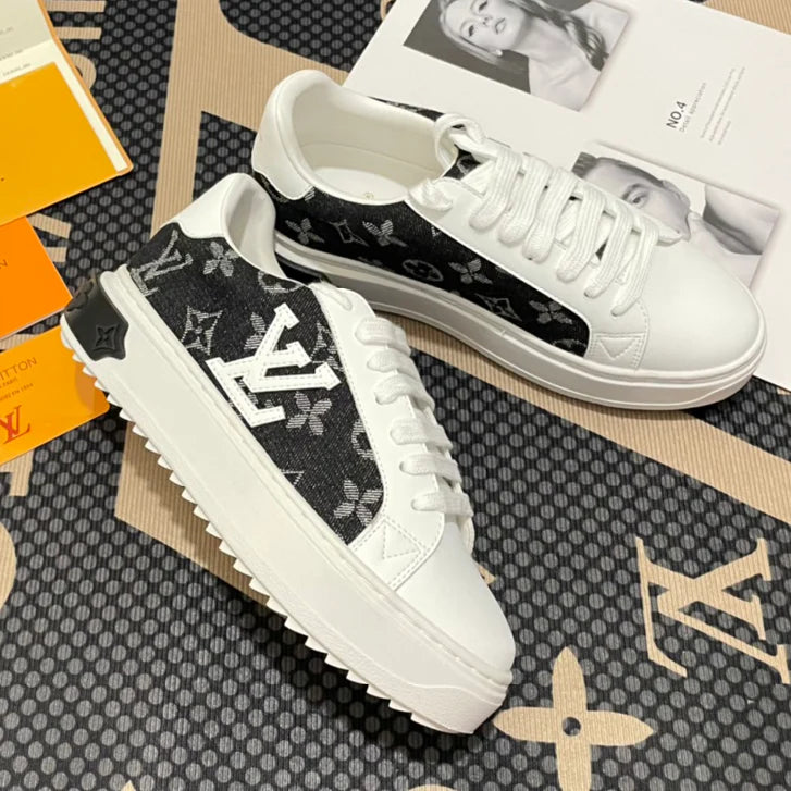 L Patchwork Denim Casual Shoes 1025030401