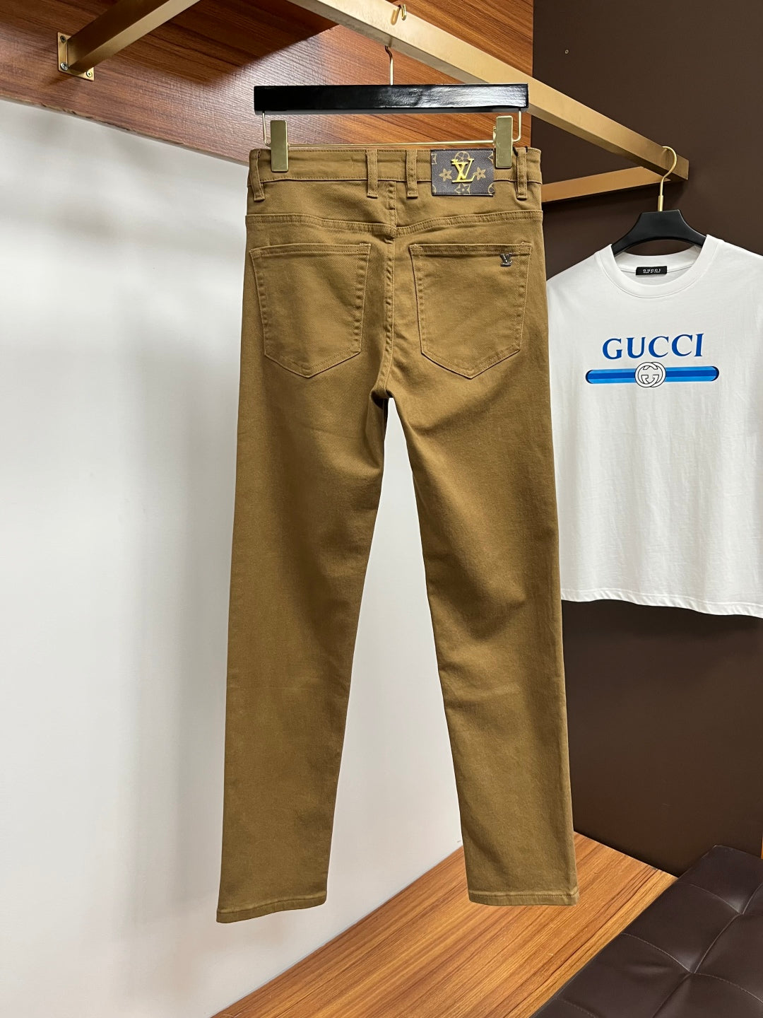 L men's business casual jeans 0725092609