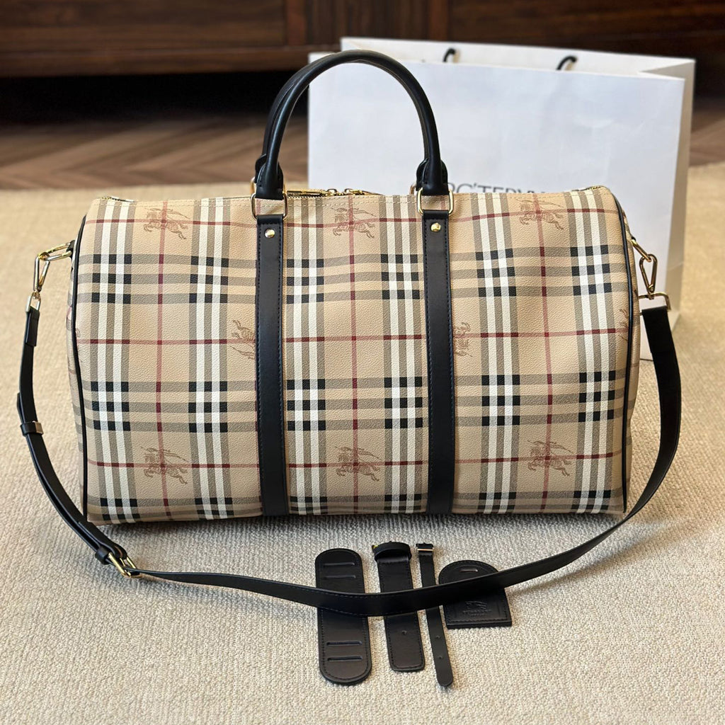 B Warhorse Check Duffle Bag 1824061108