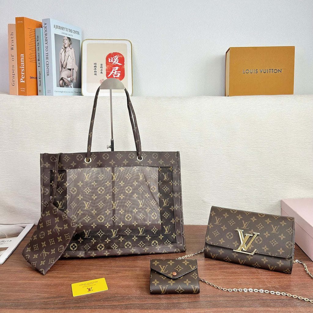 L printed bag three-piece set 0725070101