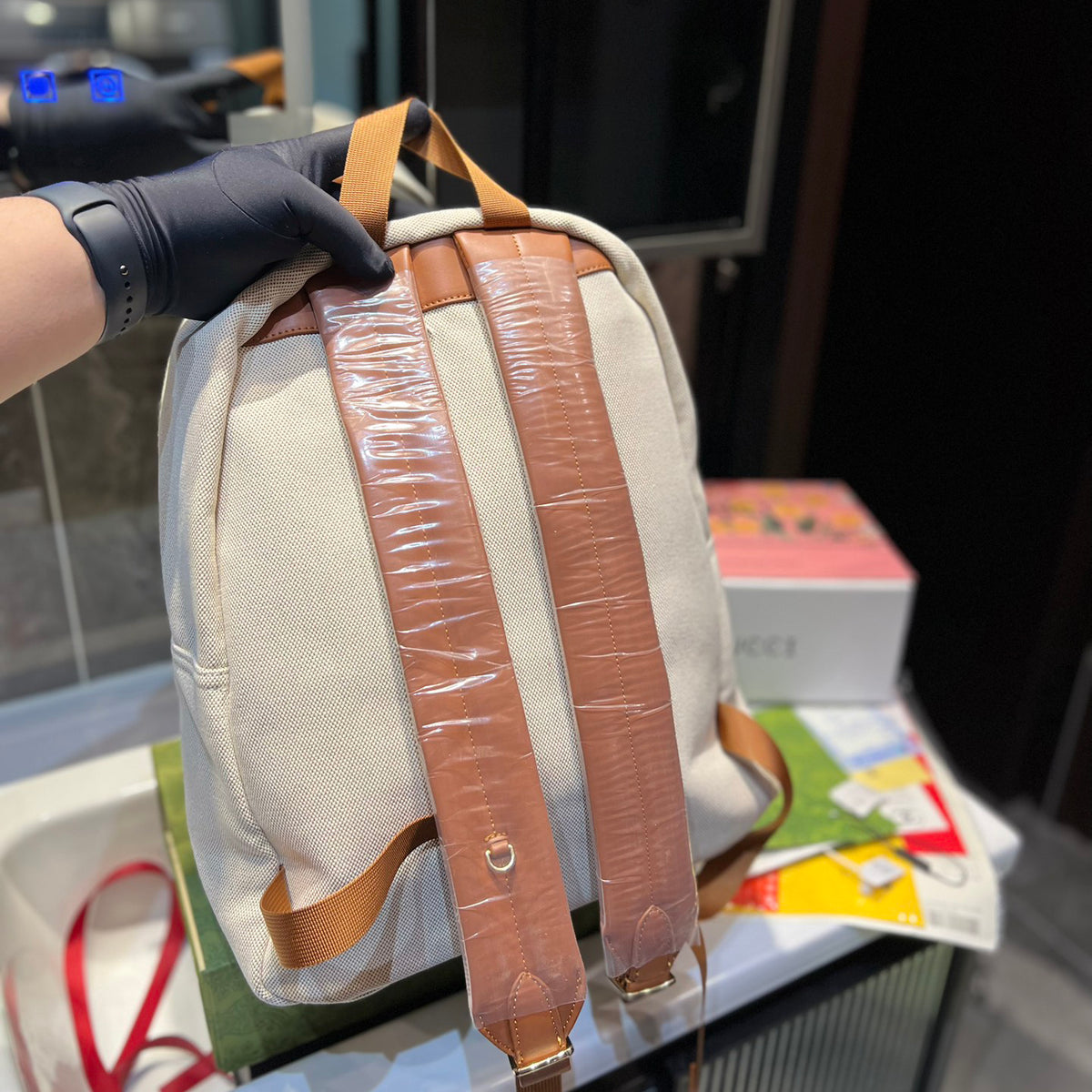 fashion canvas backpack XC7033109
