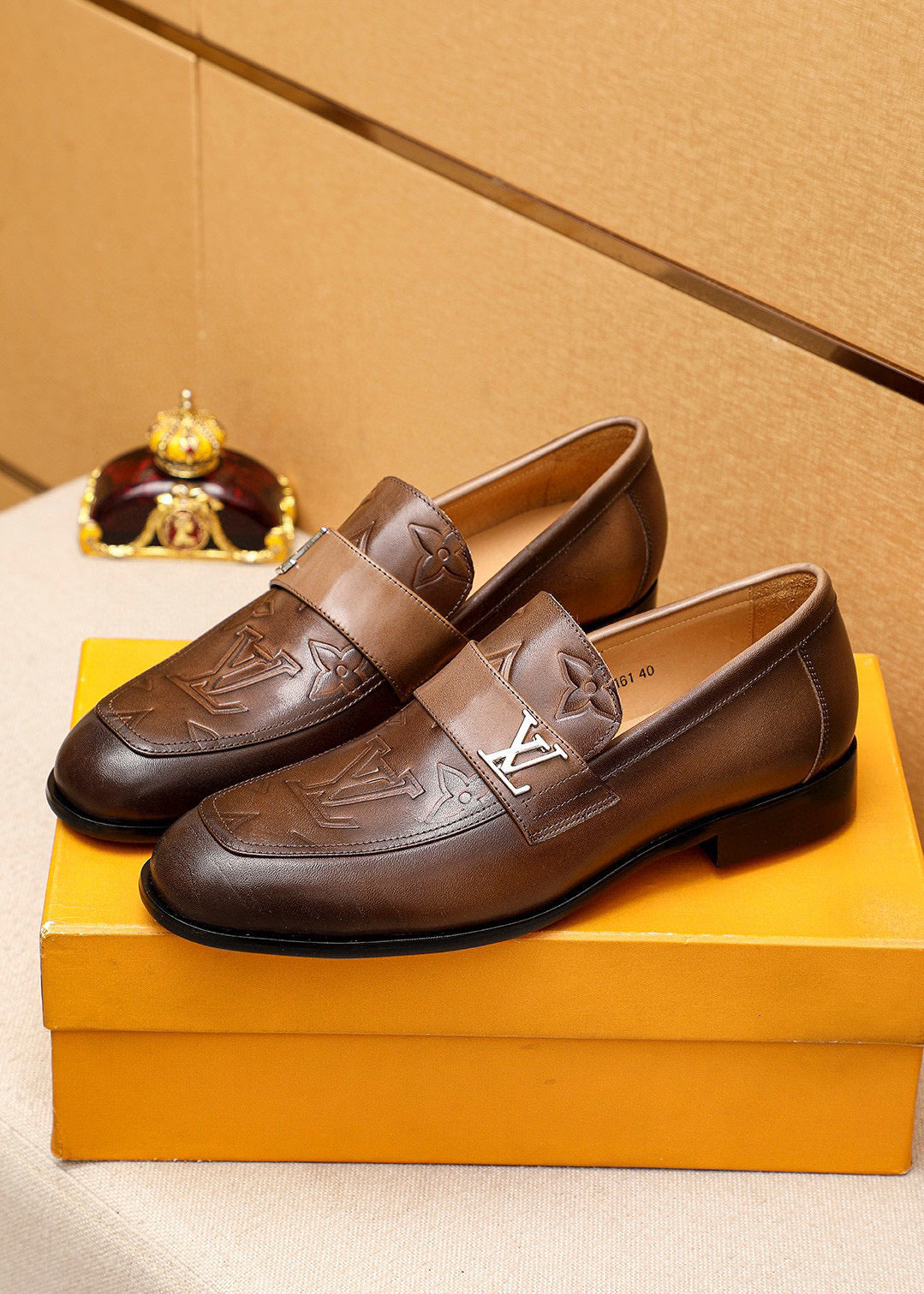 L Fashion 25ss printed leather shoes 0725060616