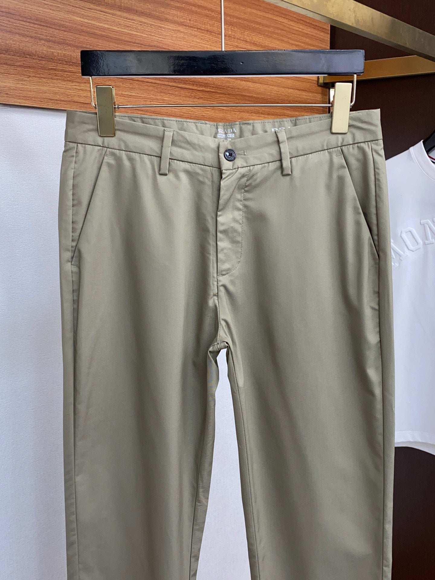 P Men's Business Straight Suit Casual Pants 0724112015