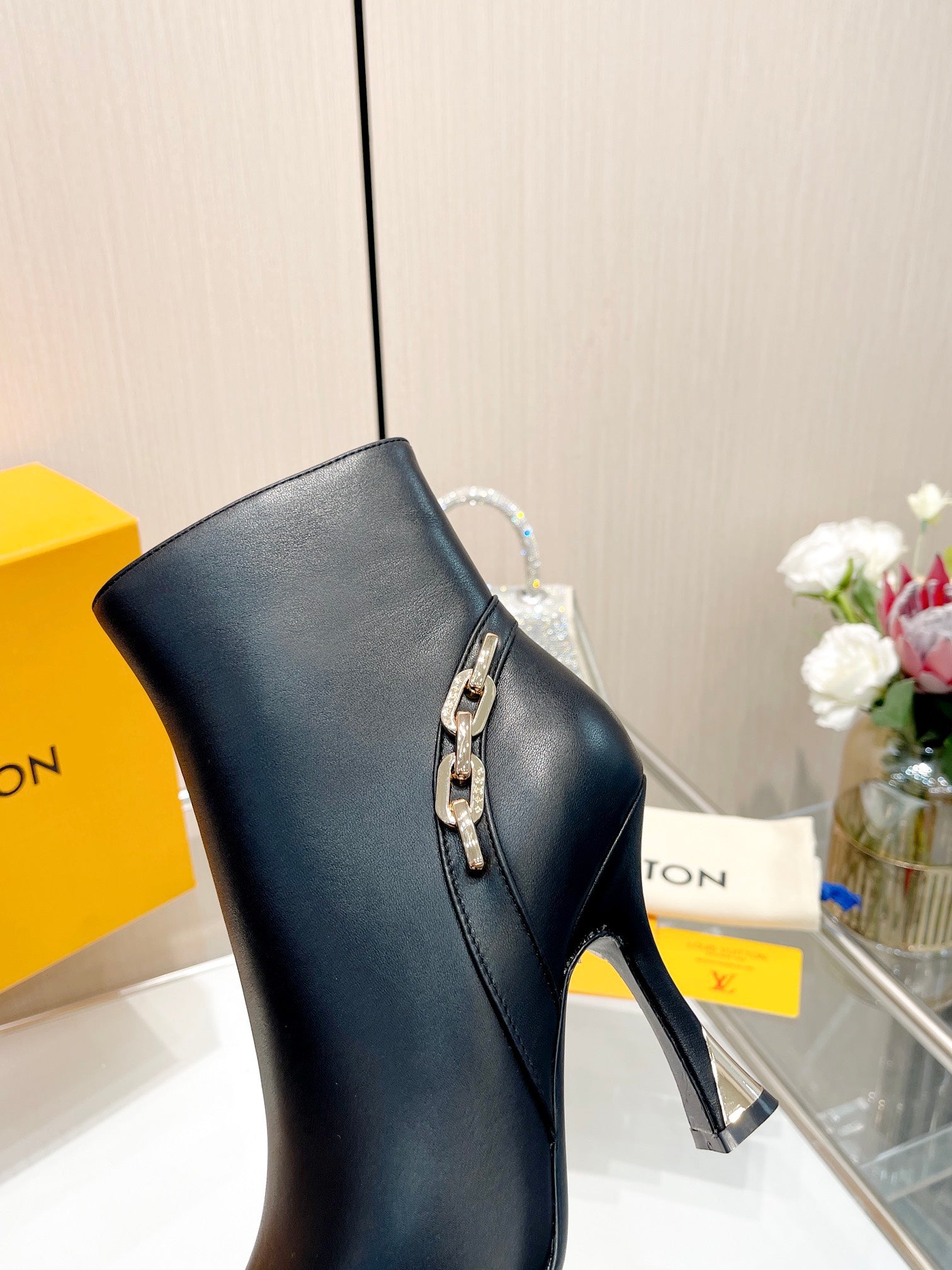 L new fashion printed zipper boots 0724102306