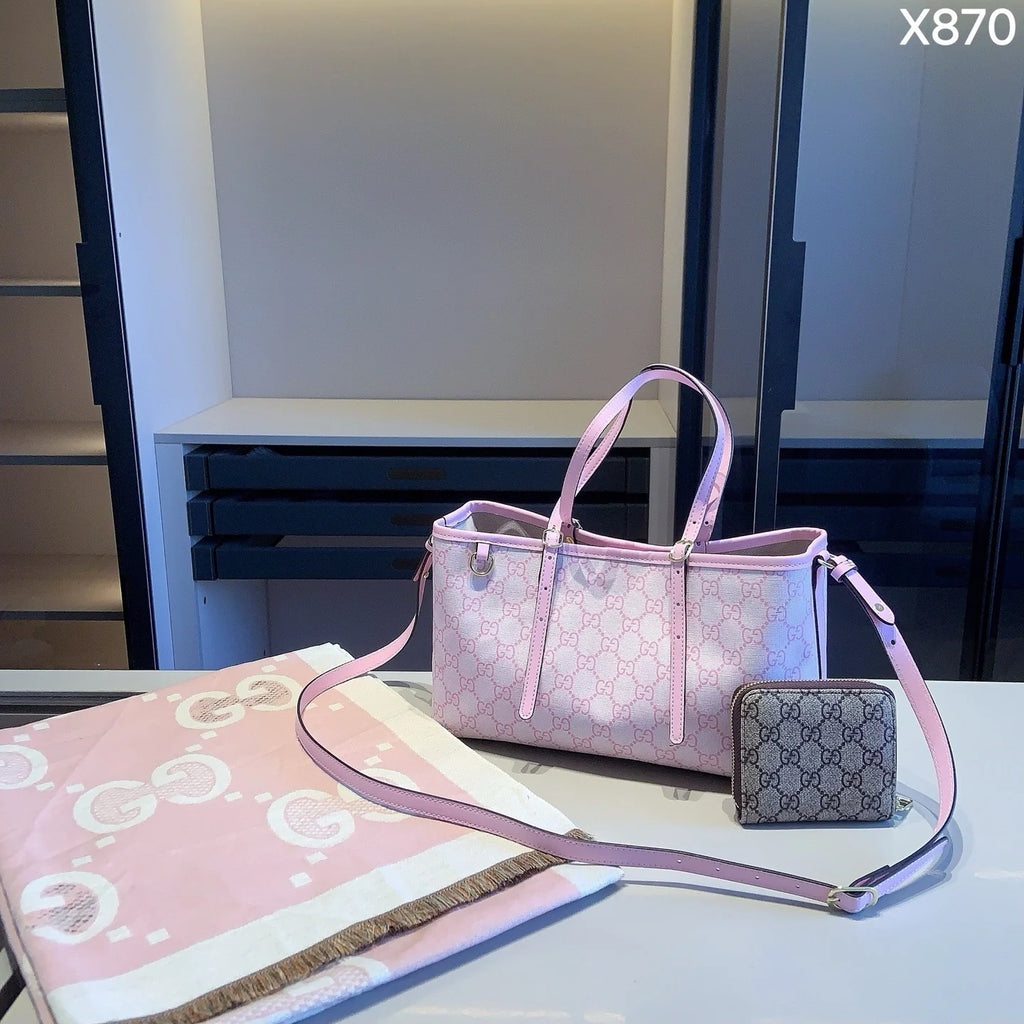 New collection set: Tote bag+scarf+wallet 1426020305