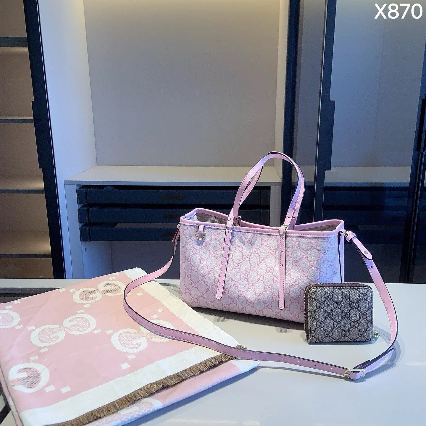 New collection set: Tote bag+scarf+wallet 1426020305