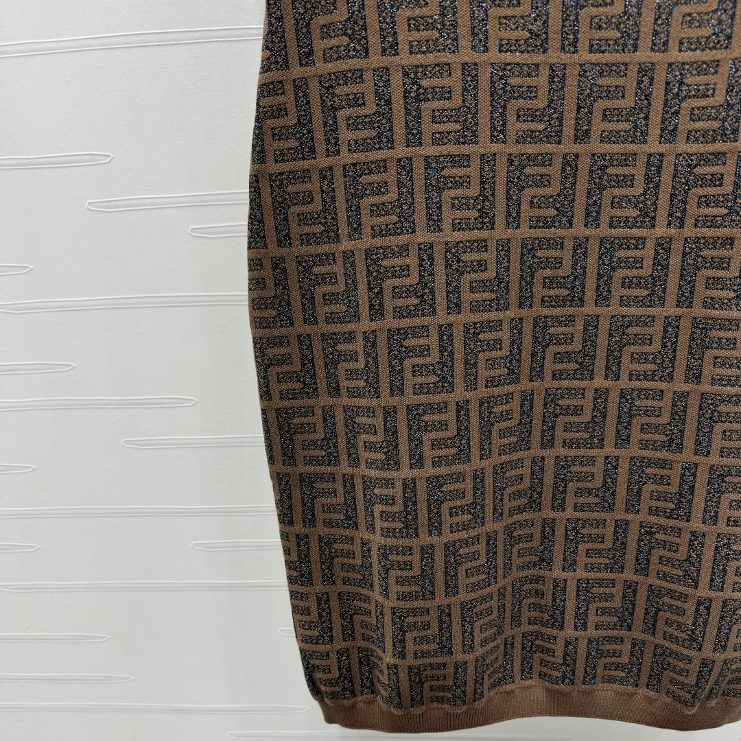 Jacquard Knit Vest Dress 1025051914