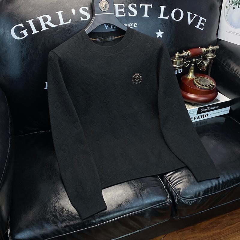 Fashion high-end round neck sweater slimming 1023112306