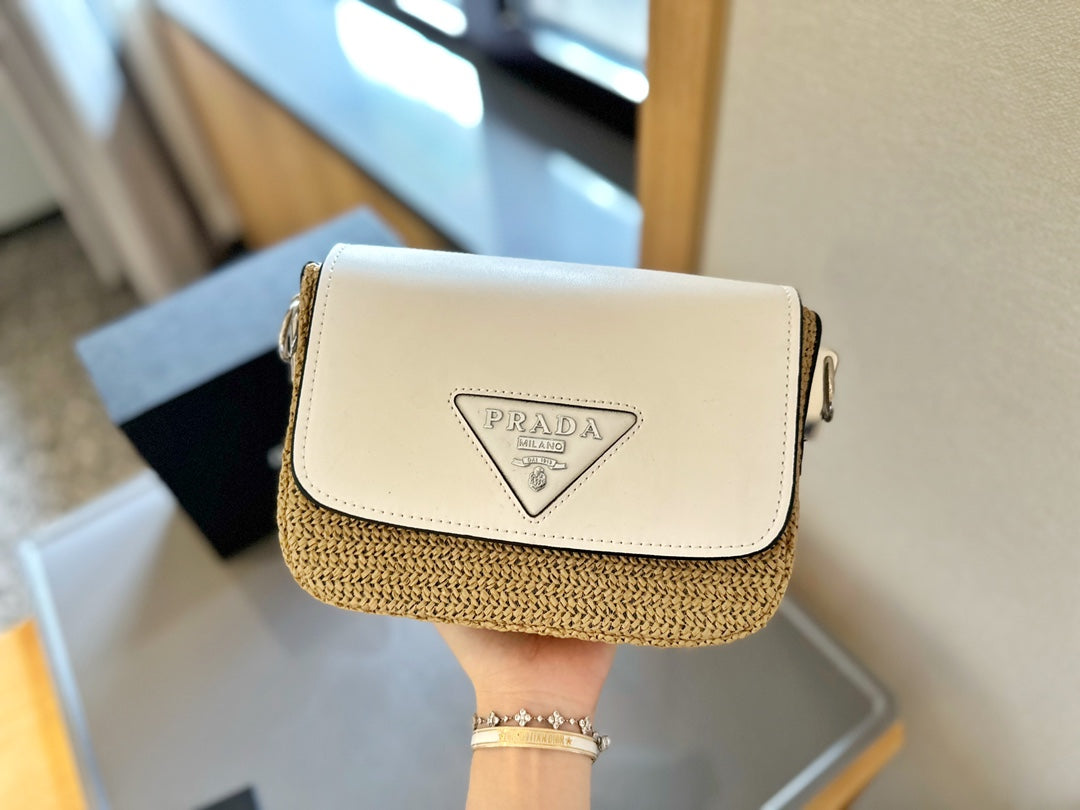P summer fashion woven shoulder bag 0724041115