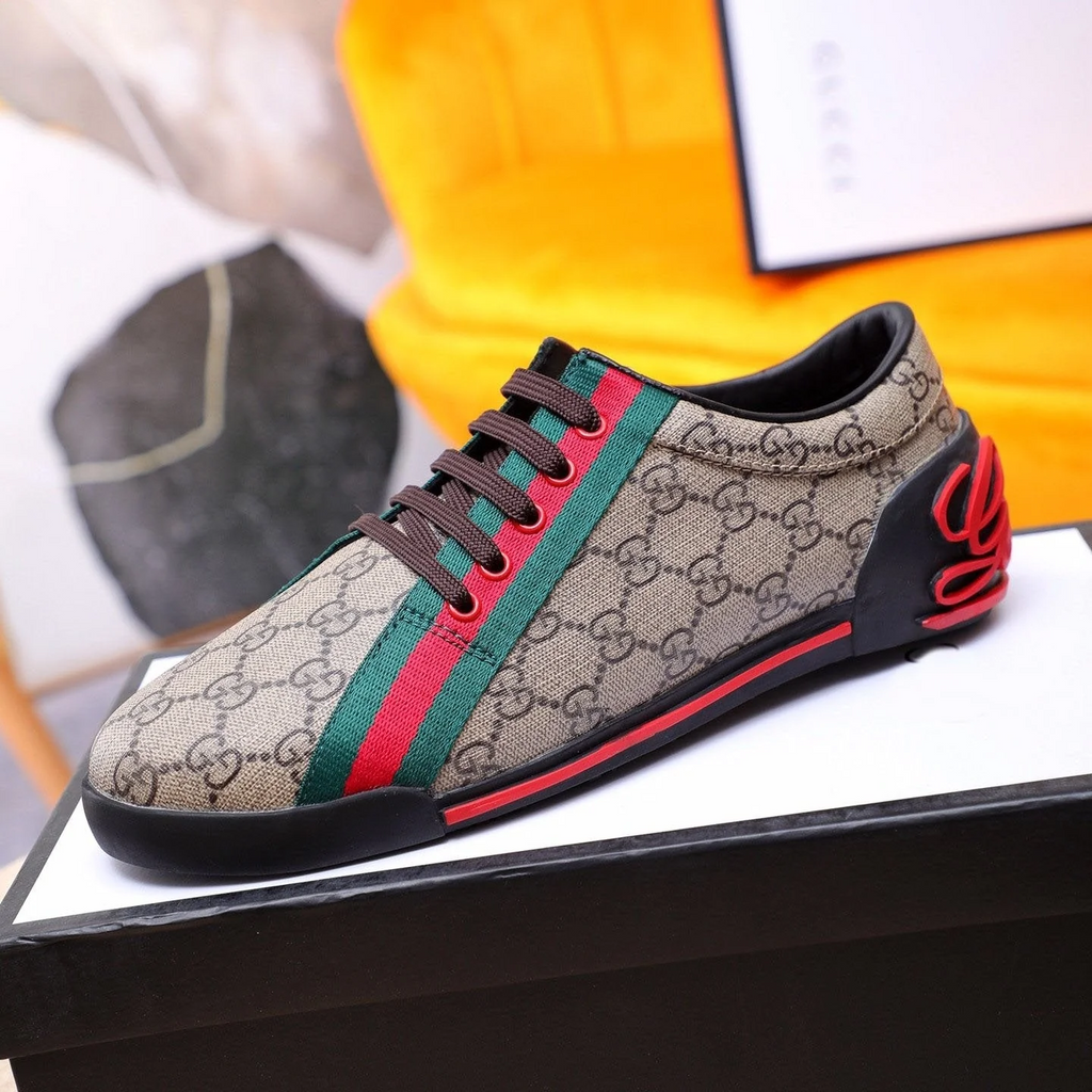 classic printed low-top rubber-soled sports shoes 0725061703