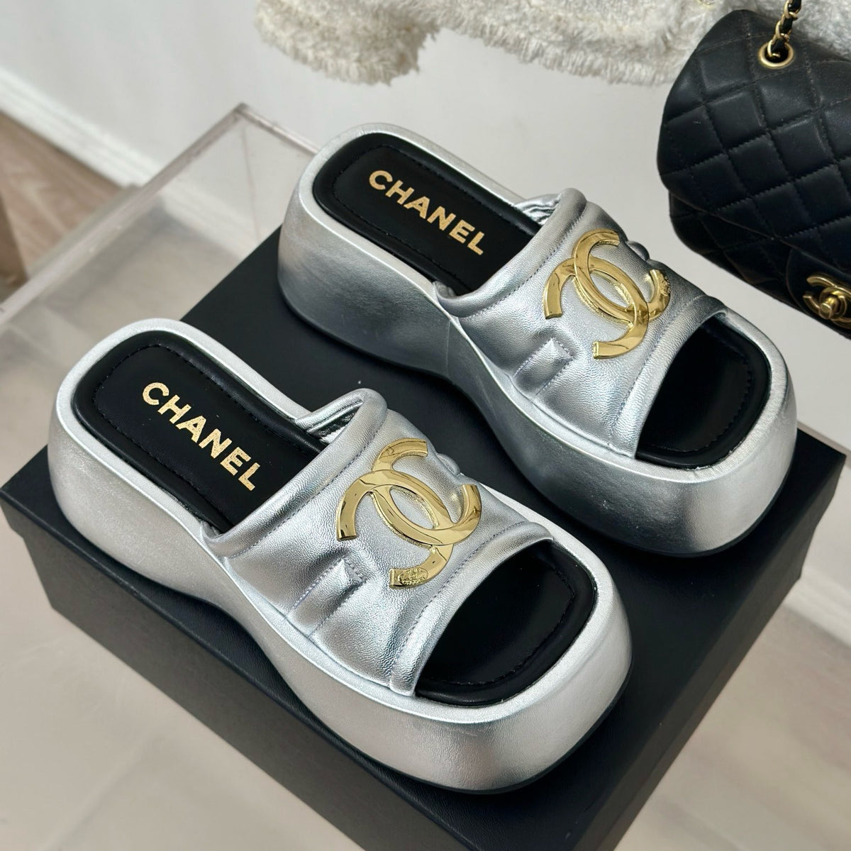 Women Leather Platform Sandal 0724062801