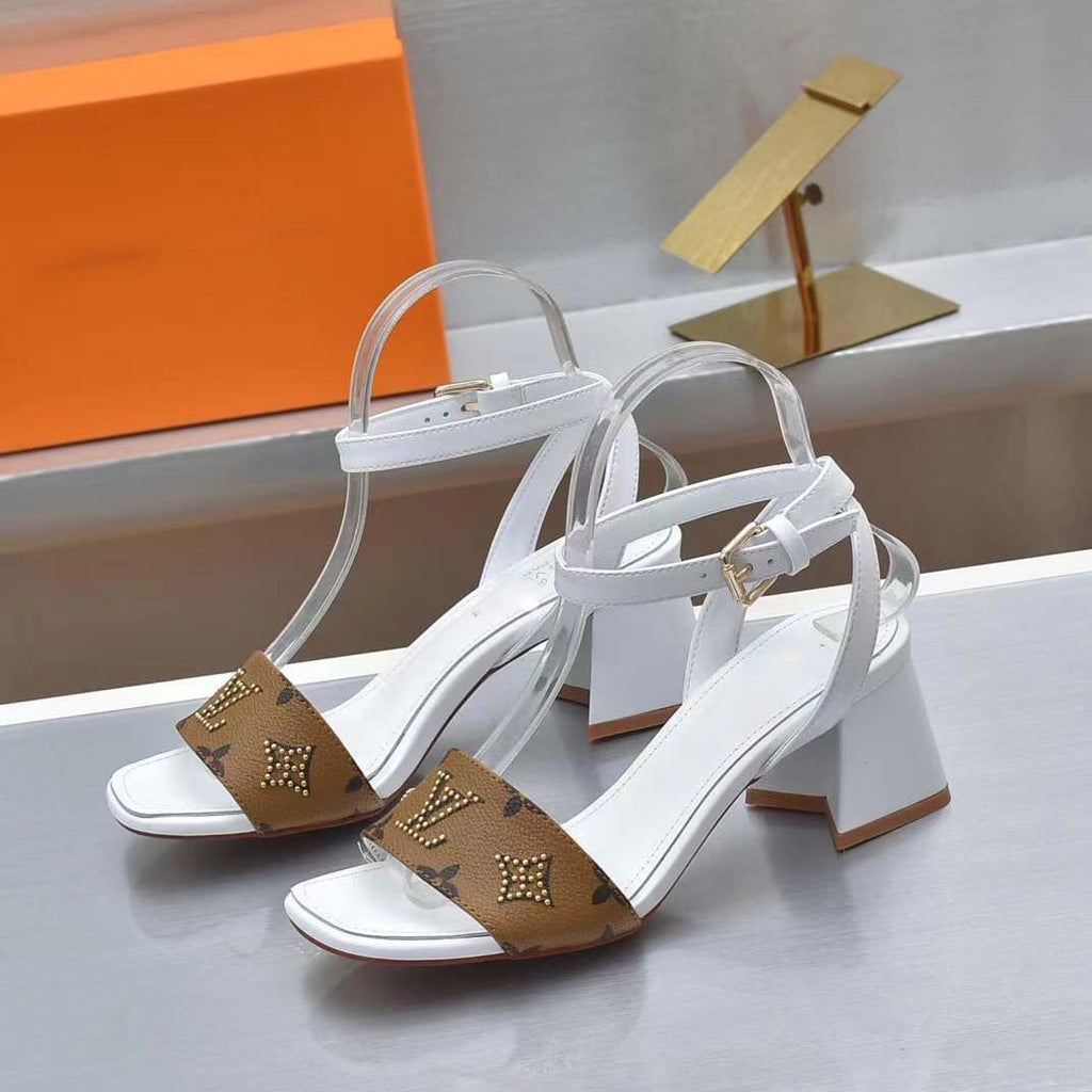 NEW V LOGO FASHION SANDALS 4 COLORS V02