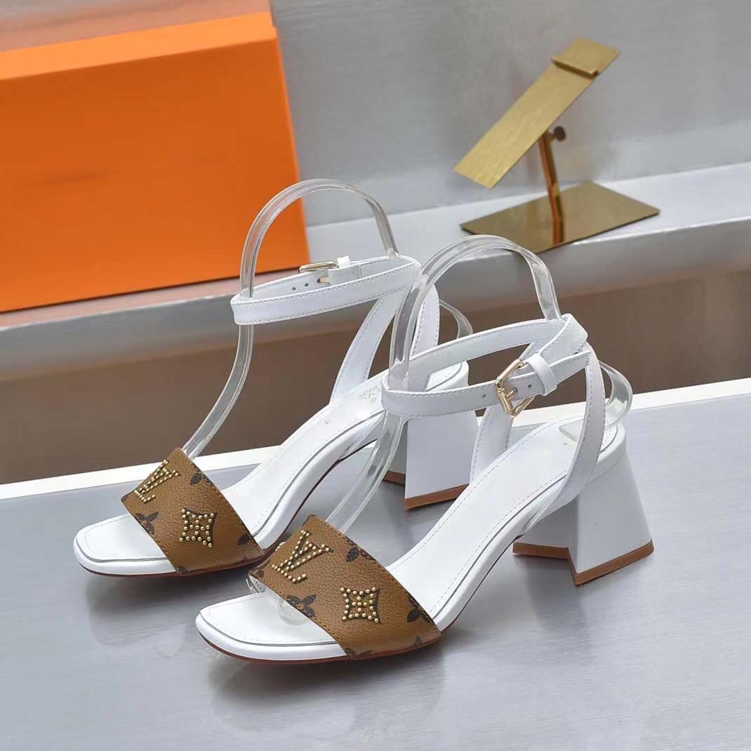 NEW V LOGO FASHION SANDALS 4 COLORS V02