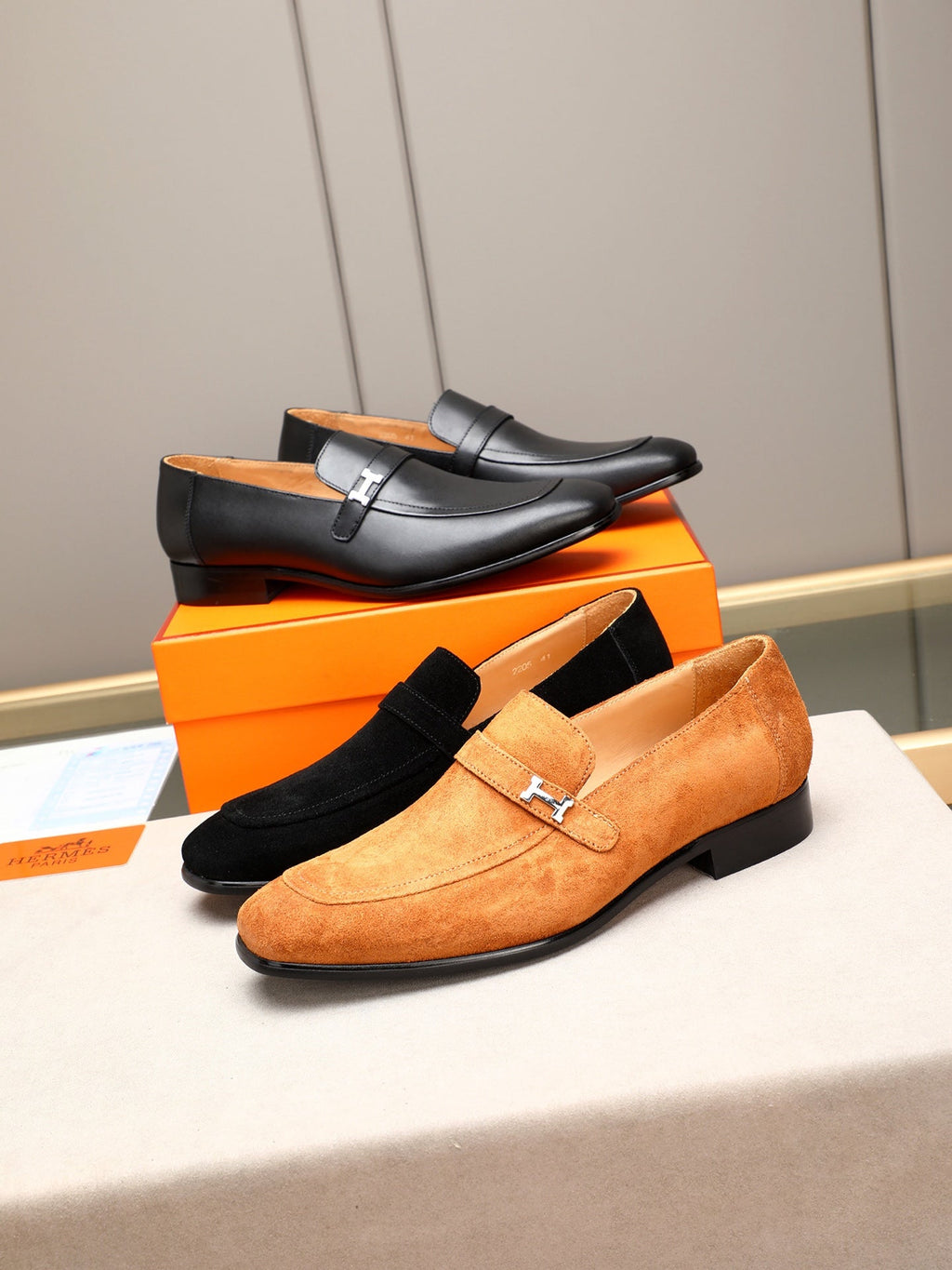 New H business formal leather shoes 0725062404