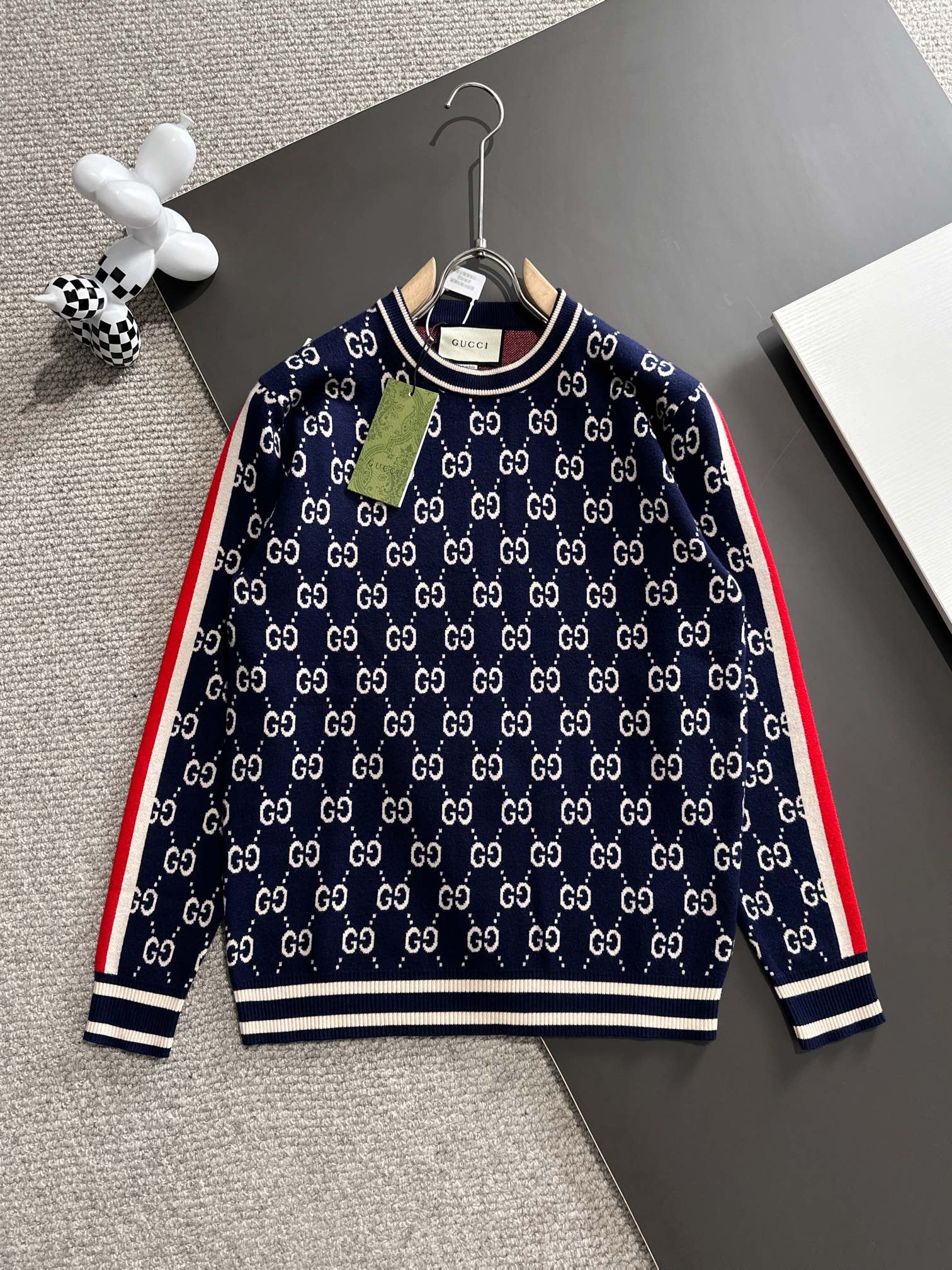 Fashion Print Crewneck Sweater 0724121810