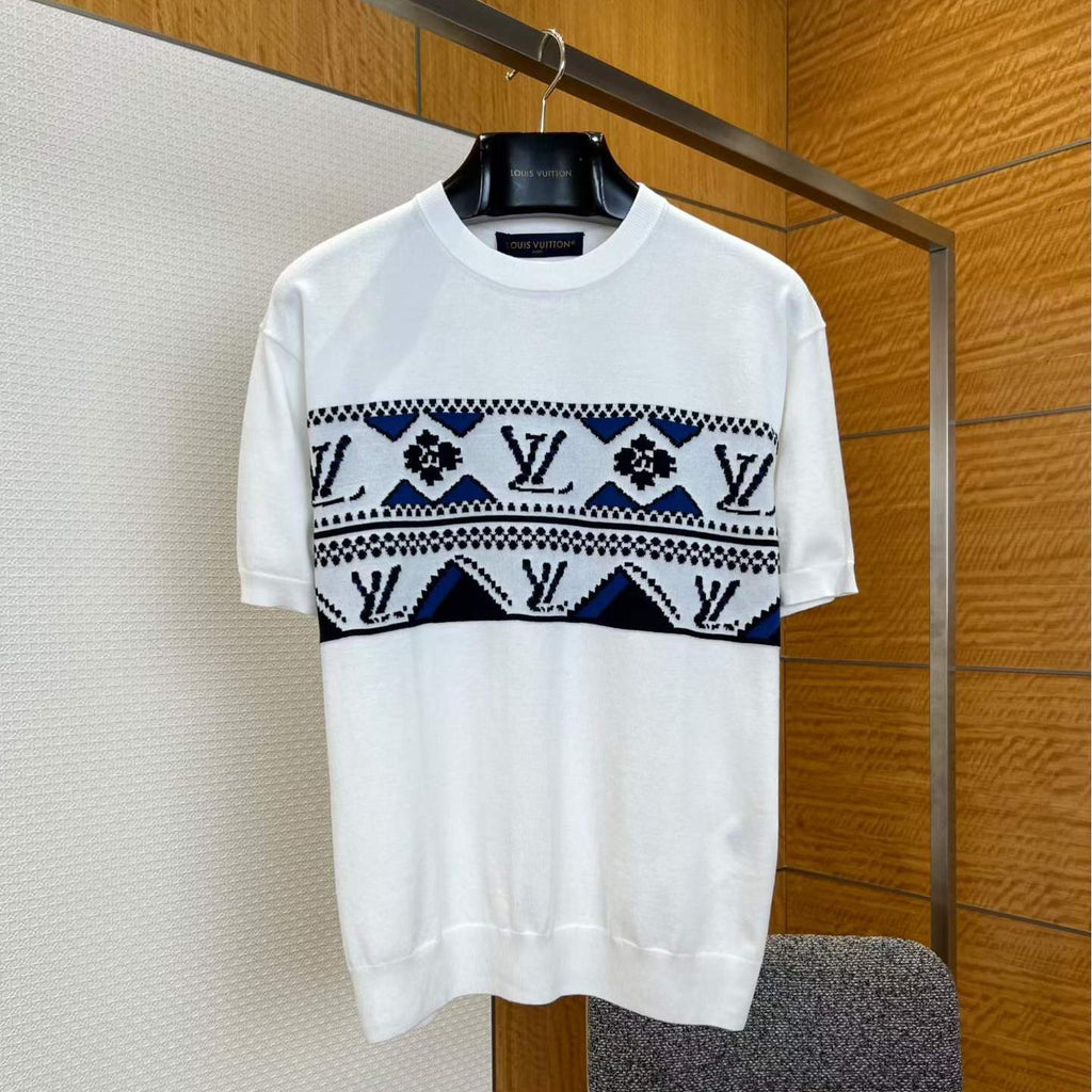 Nordic style knitted short sleeves 0726052101
