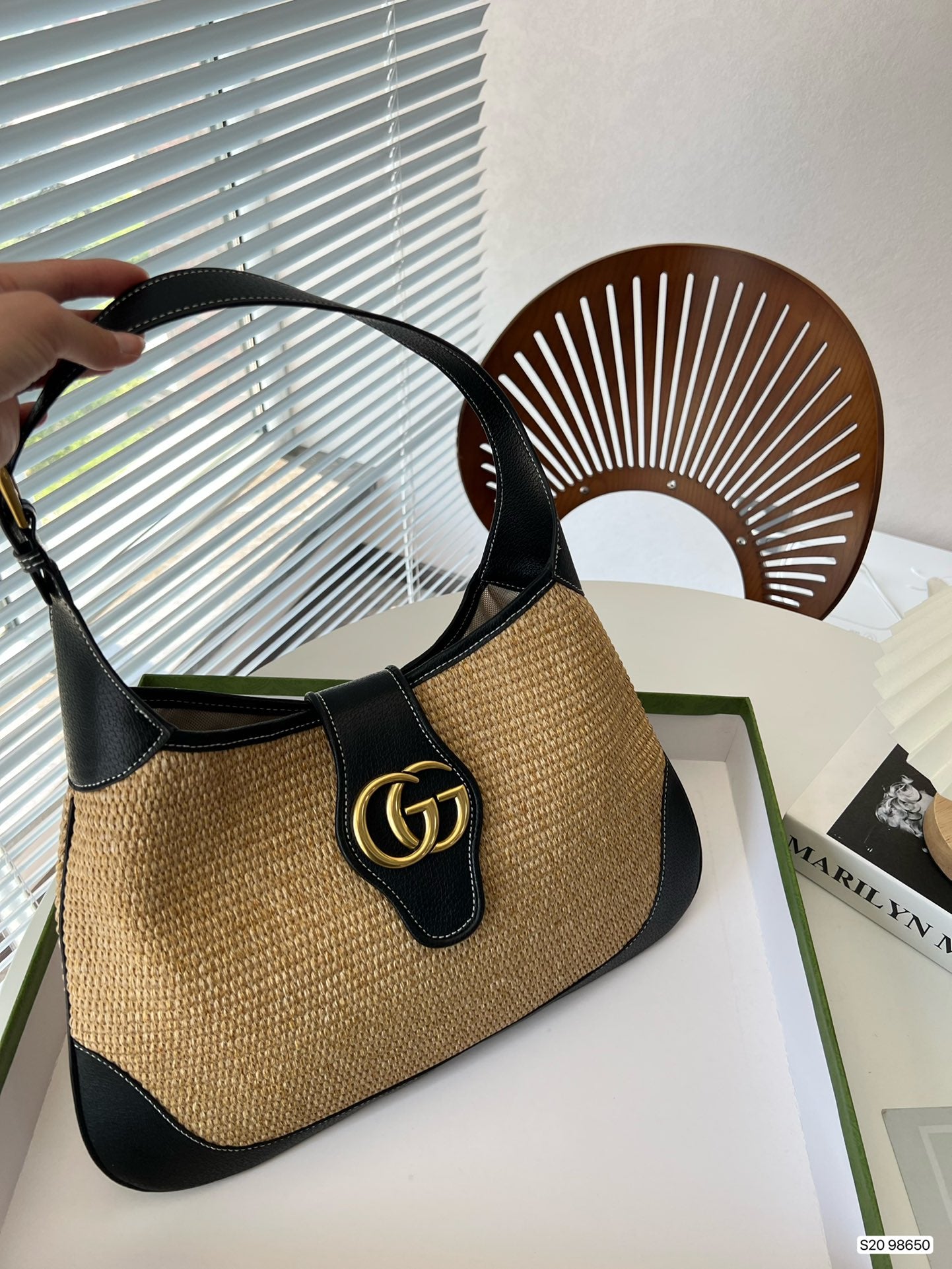 G fashion armpit woven bag 0724041132