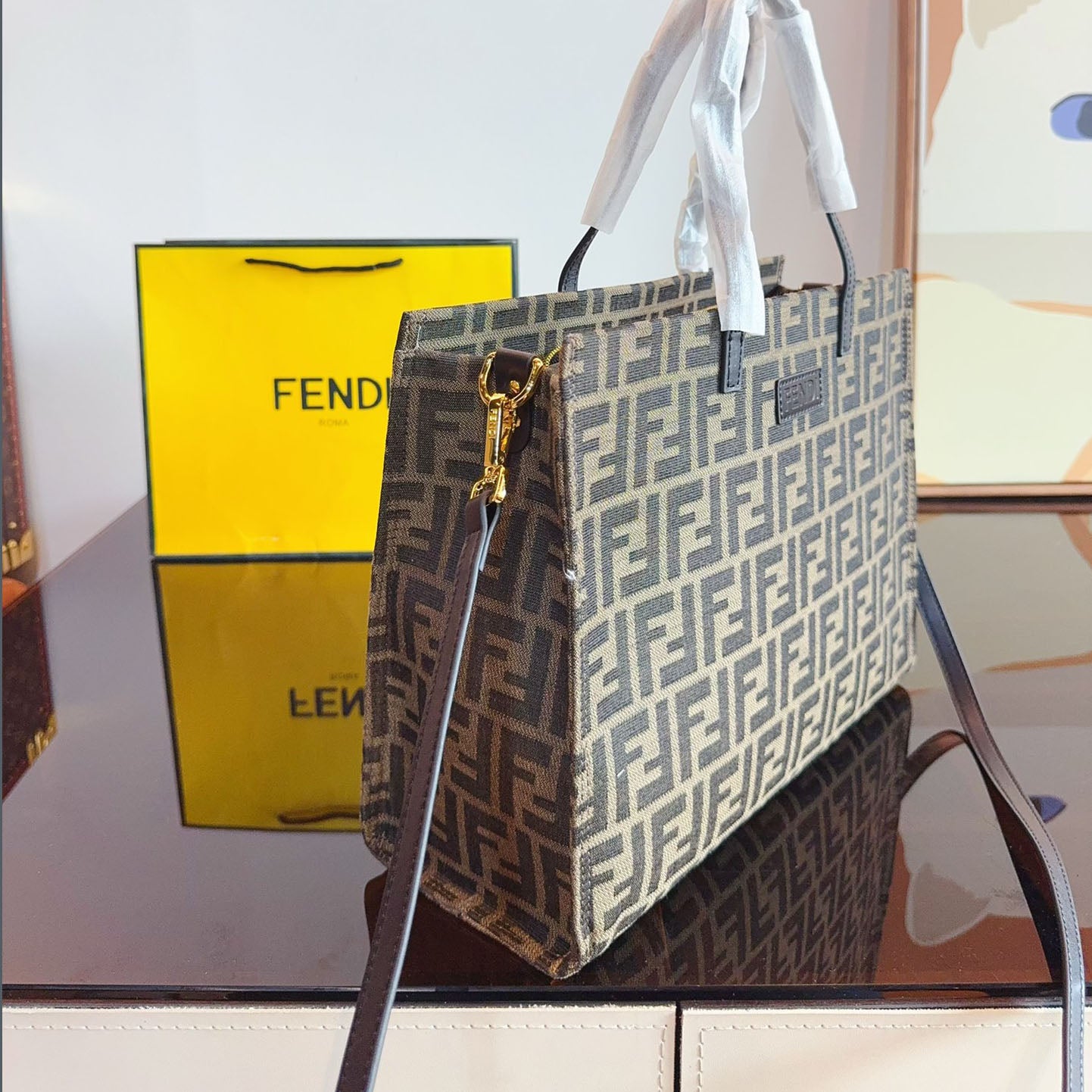 classic color tote bag  XC24092515