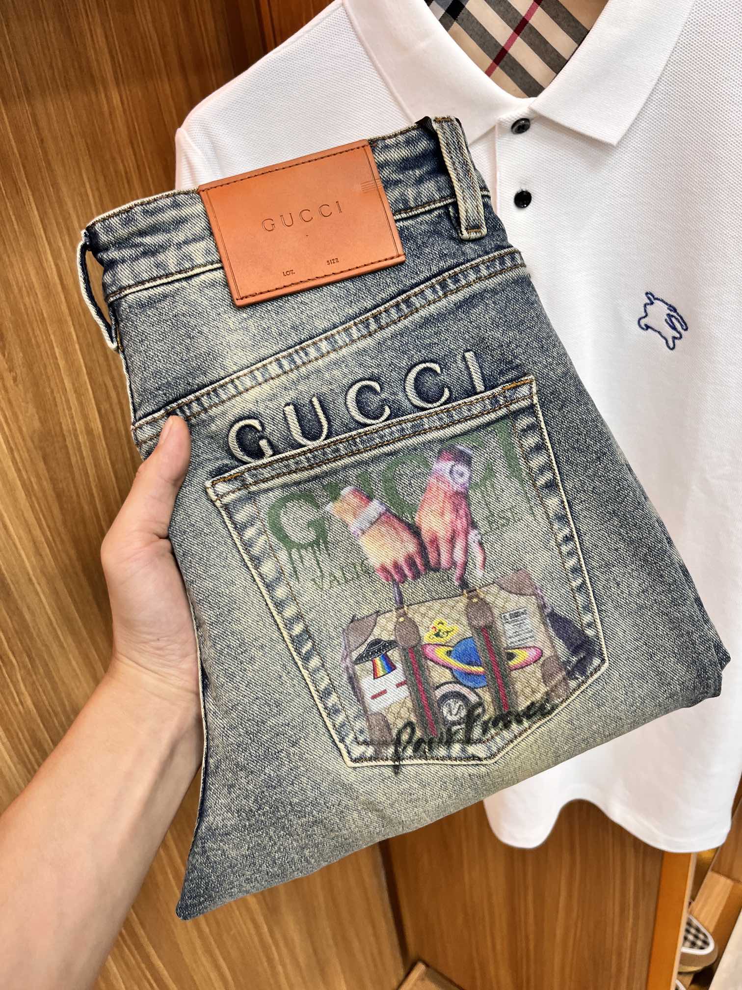 Fashion new men's jeans 0724101210