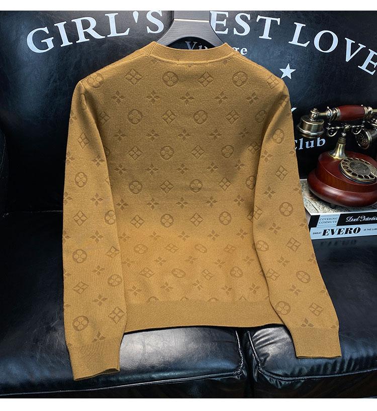 Fashion high-end round neck sweater slimming 1023112306