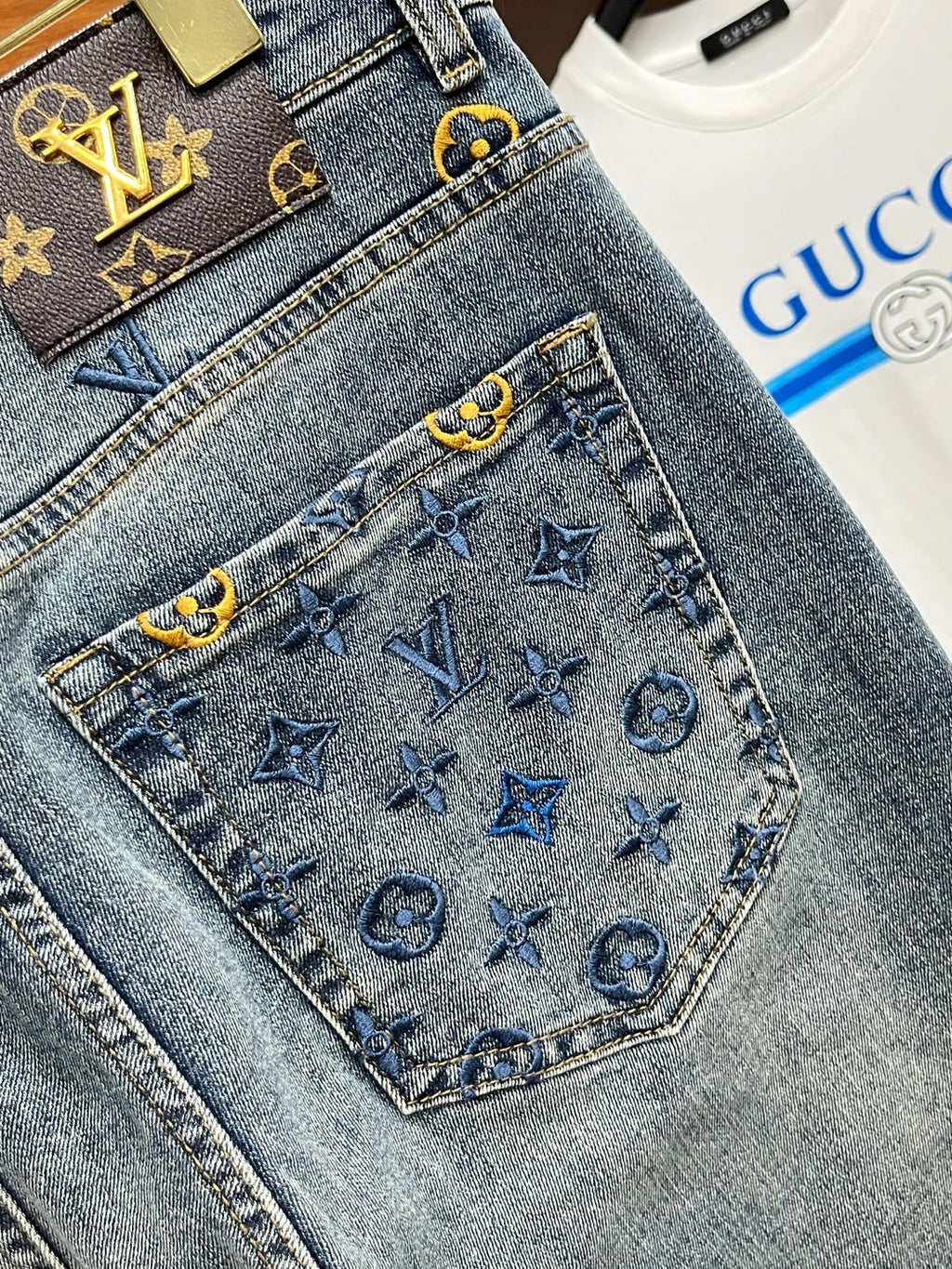 L men's business casual jeans 0725092607