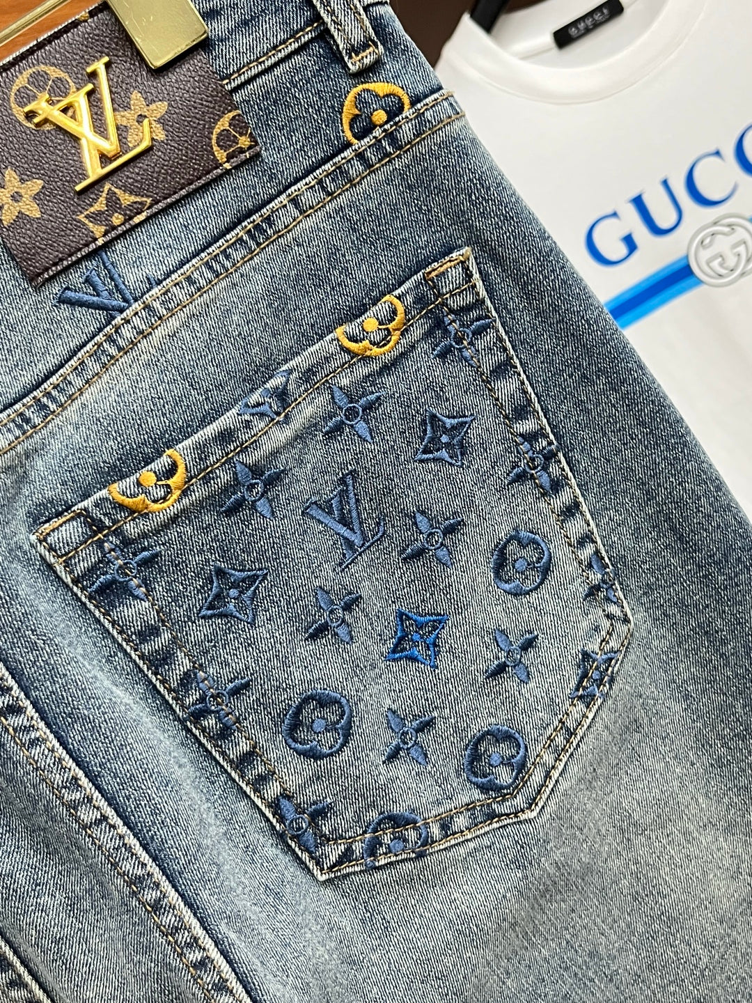 L men's business casual jeans 0725092607