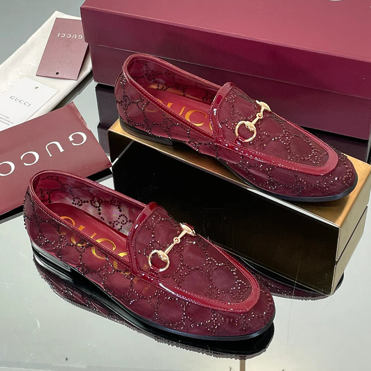 Rhinestone Luxury Crystal Loafers 1025070411