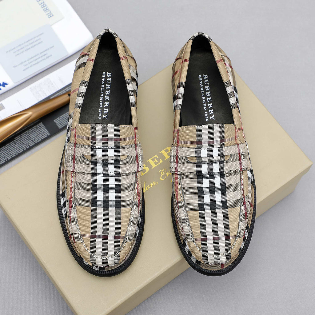 Men's Spring/Summer Striped Slip-on Shoes 0726050706