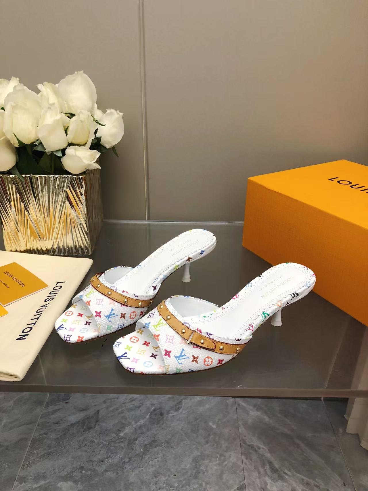 L fashion 3 color hot style high heel slippers 0725031902