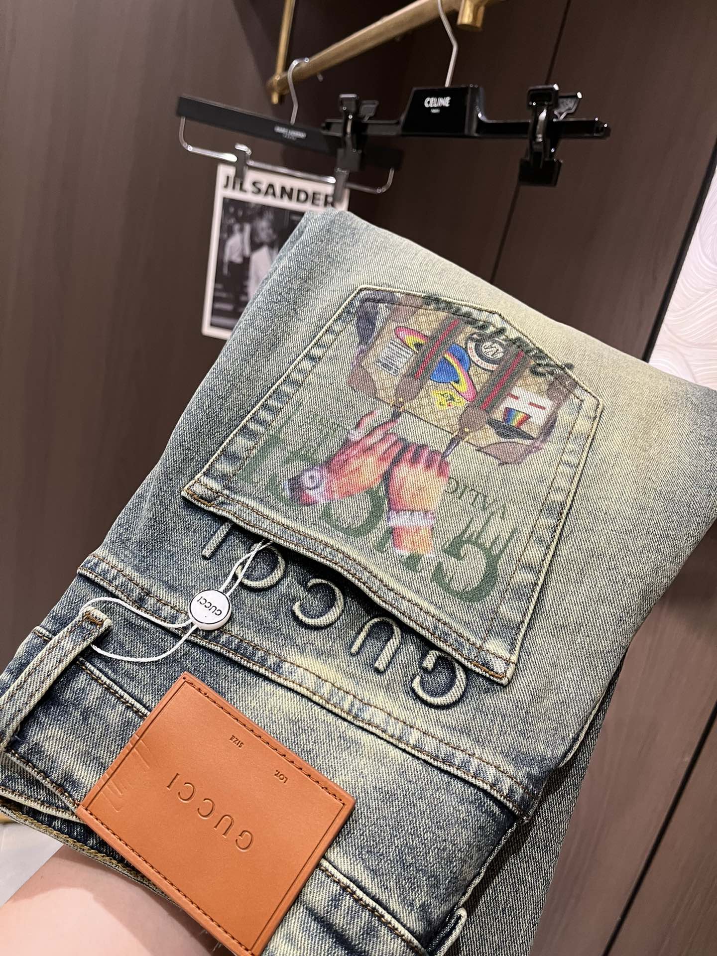 Fashion new men's jeans 0724101210