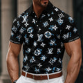 Summer Fashion Men's  Printed Polo Shirts 3D1026071611