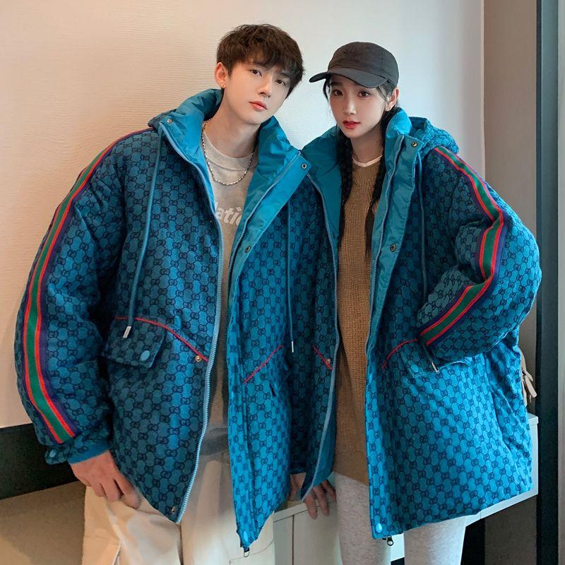 Thickened warm loose down jacket 0823120803