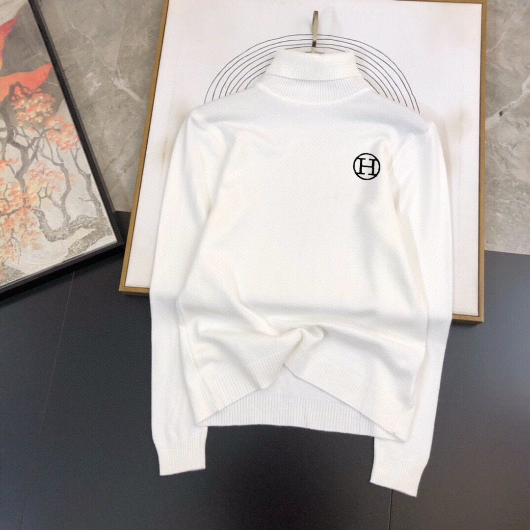 Fashion high necked warm base wool sweater 1023121323