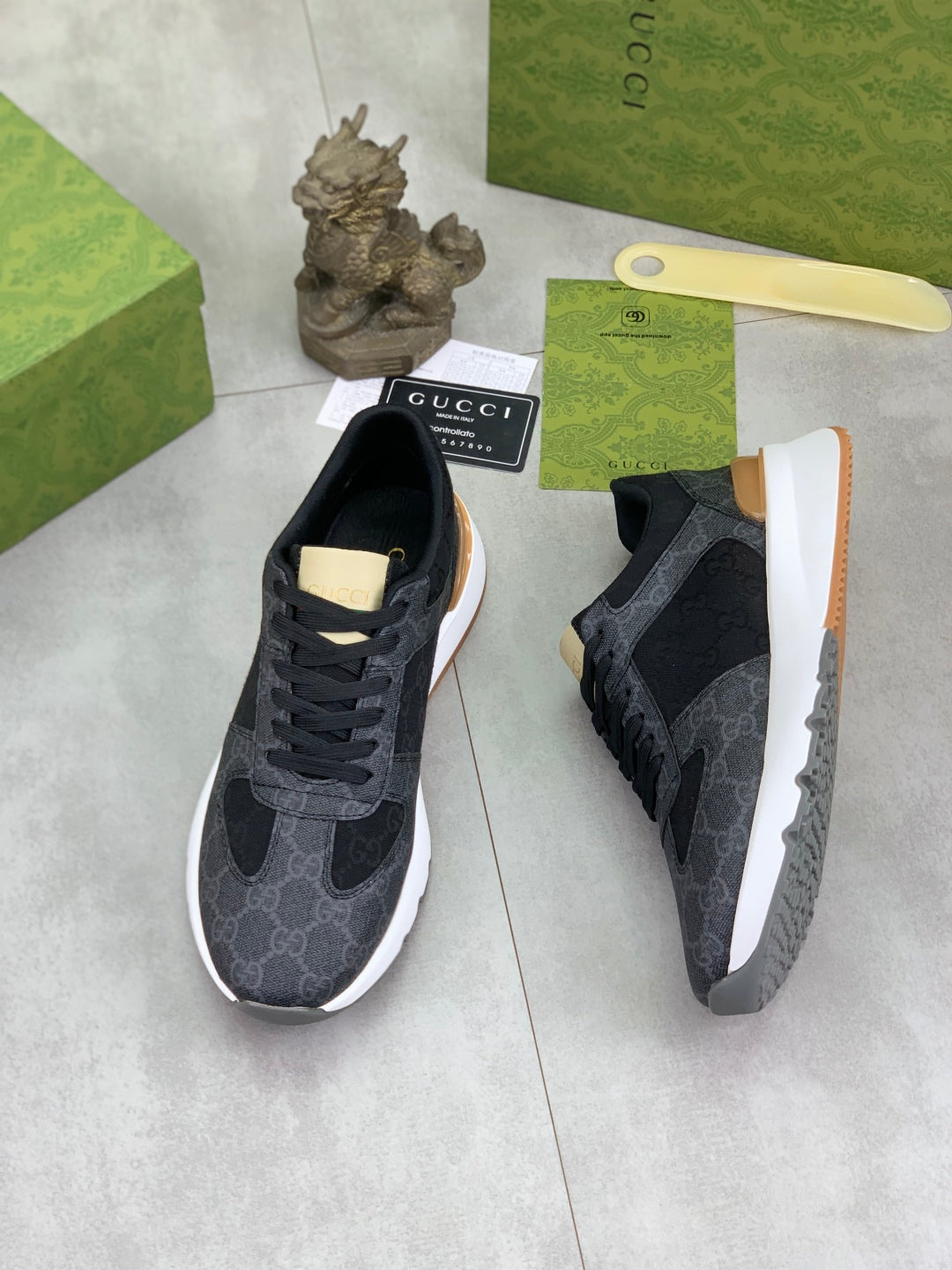 Men's printed sports shoes 0725101504