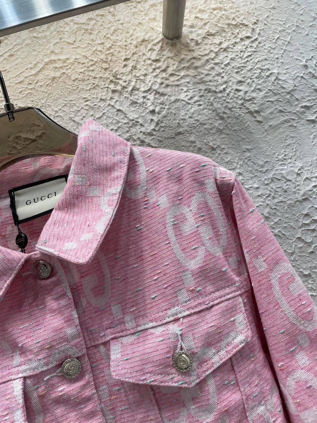 fashion print denim jacket 0725022805