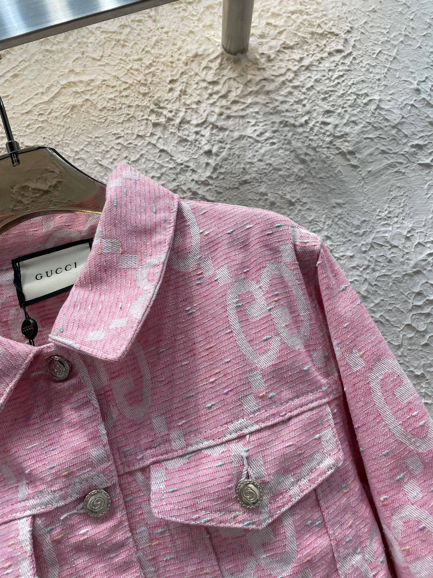fashion print denim jacket 0725022805