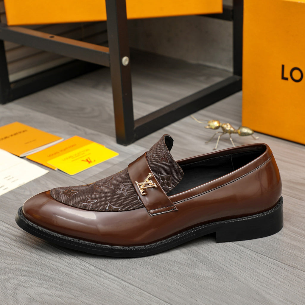 V Men's Classic Business Slip-on Leather Shoes 0726040808