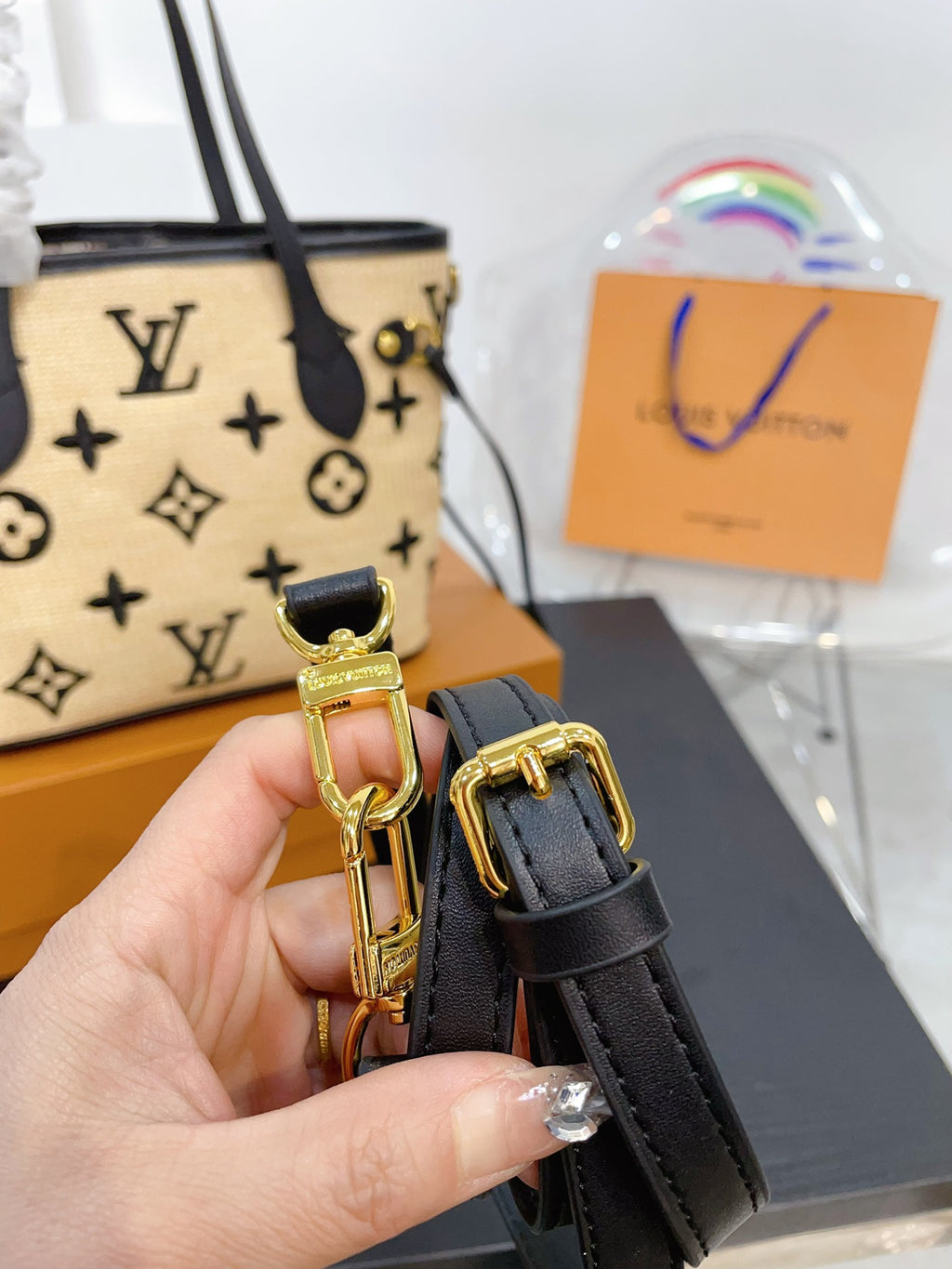 V fashion straw handbag 0724041133