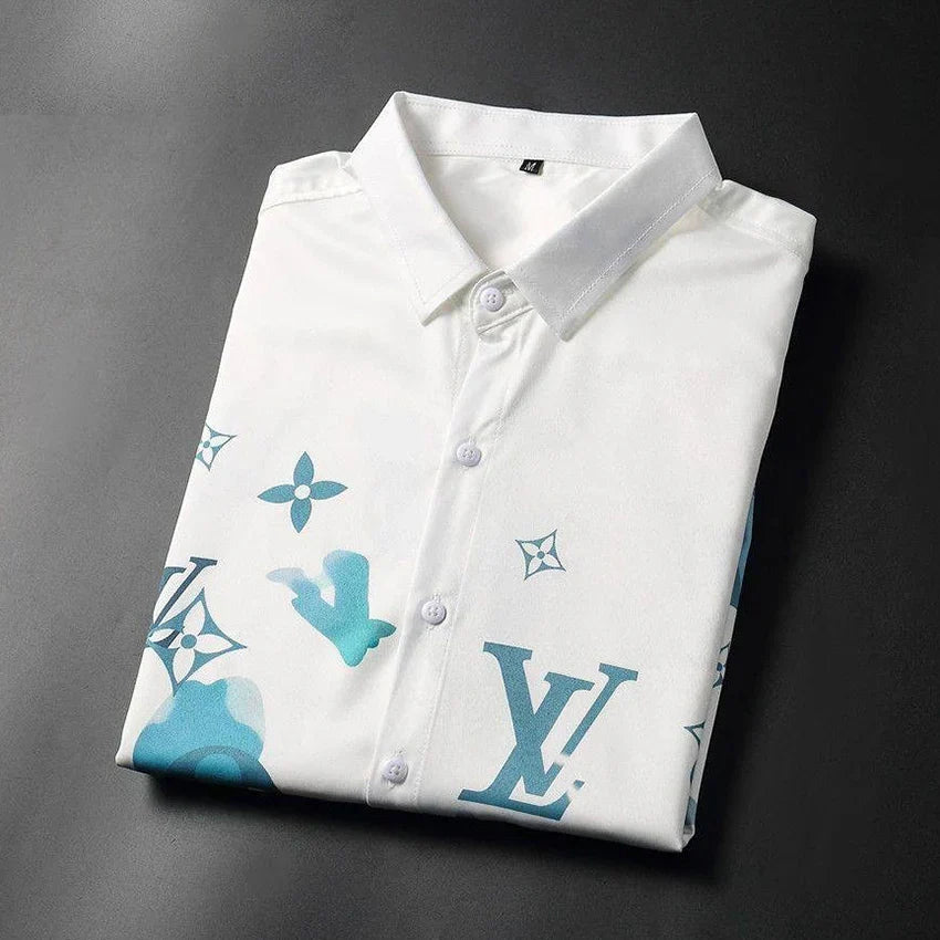 High quality fashion versatile printed long sleeve shirt 3D1024051612