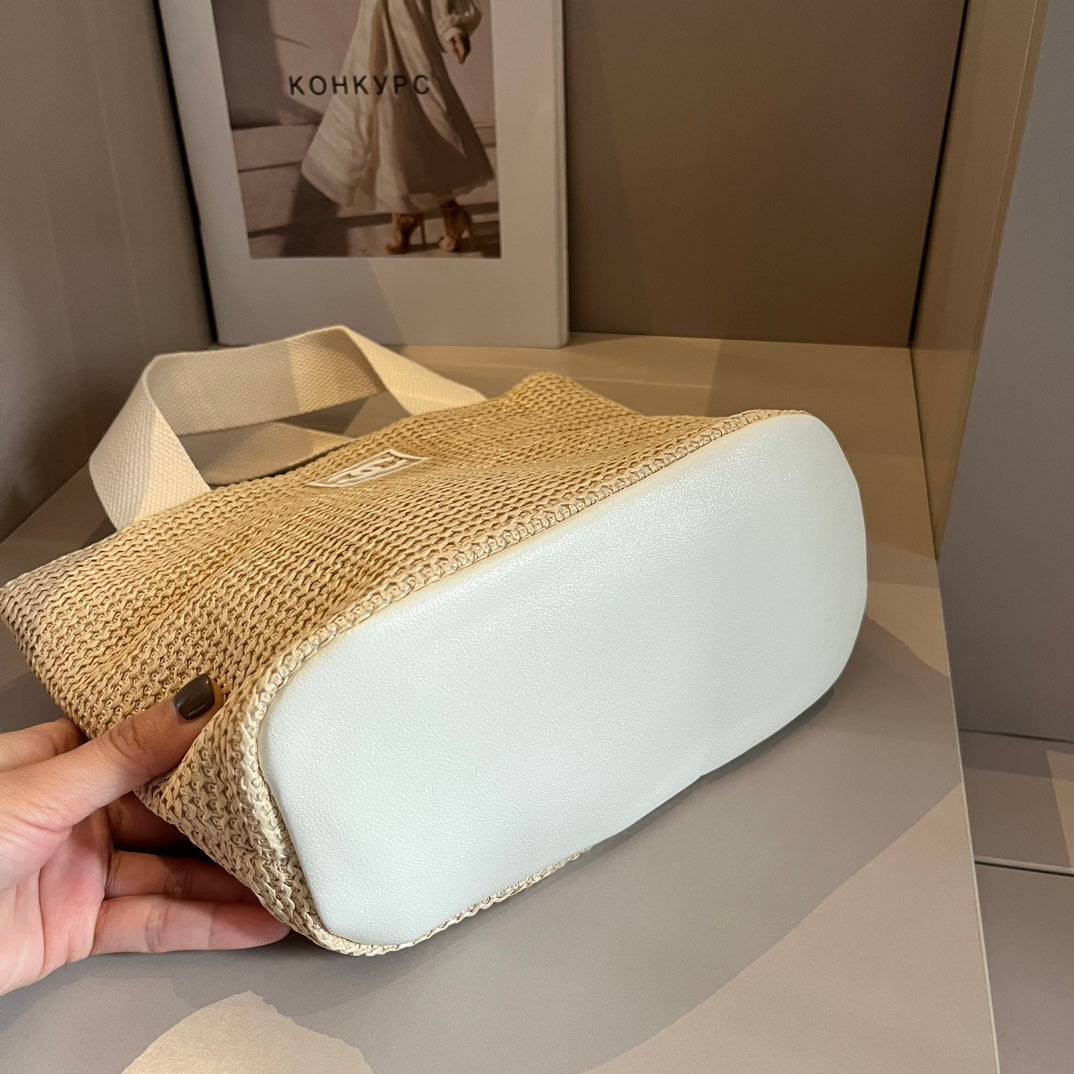 summer pastoral woven handbag 0724041119