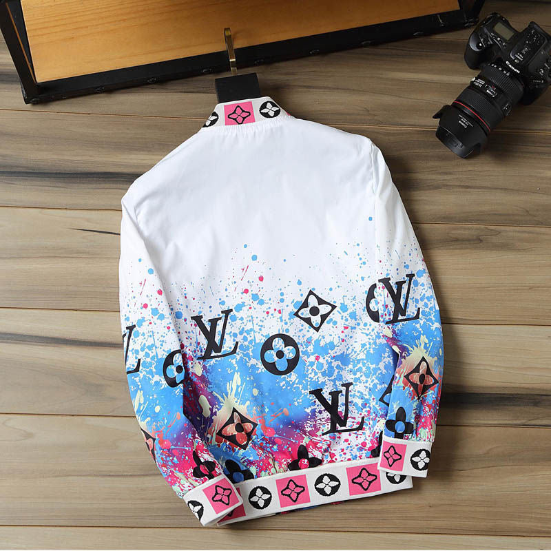 2-color men's printed jacket XC0723041321