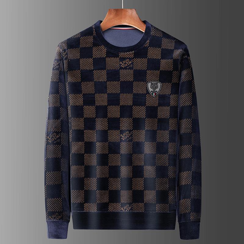 Men's knitted casual bottom shirt PF1023101329