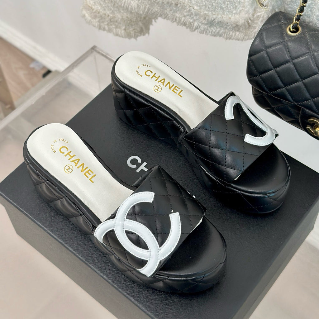 rhombus platform slippers 0724050601