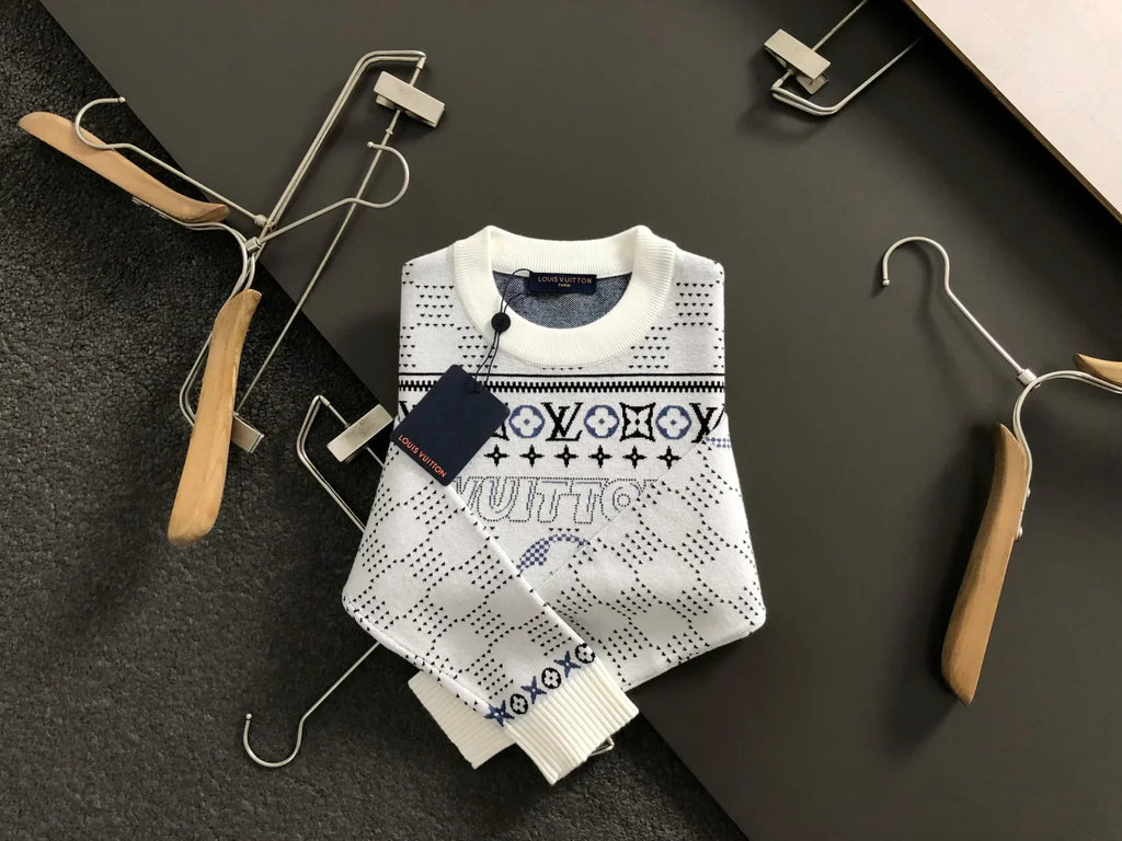 Crew-neck knit wool sweater 1025101410